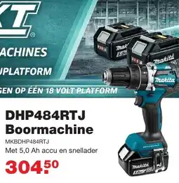 De Boer Drachten DHP484RTJ Boormachine aanbieding
