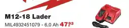 De Boer Drachten Milwaukee M12-18 Lader aanbieding