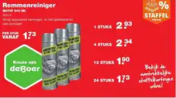 De Boer Drachten Remmenreiniger aanbieding