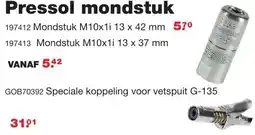 De Boer Drachten Pressol mondstuk aanbieding