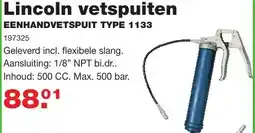 De Boer Drachten Lincoln vetspuiten aanbieding