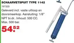 De Boer Drachten Schaarvetspuit type 1142 aanbieding