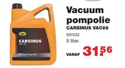 De Boer Drachten Vacuum pompolie aanbieding