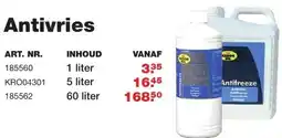De Boer Drachten Antivries aanbieding