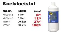 De Boer Drachten Koelvloeistof aanbieding