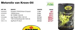 De Boer Drachten Motorolie van Kroon-Oil aanbieding