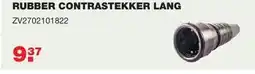 De Boer Drachten Rubber contrastekker lang aanbieding