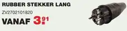 De Boer Drachten Rubber stekker lang aanbieding
