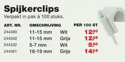 De Boer Drachten Spijkerclips aanbieding