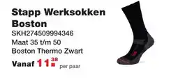 De Boer Drachten Stapp Werksokken Boston aanbieding