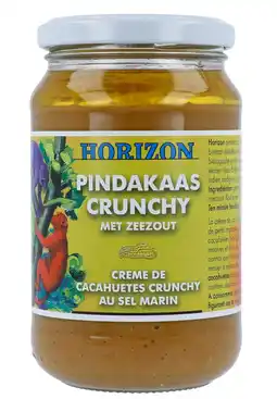 De Online Drogist Horizon Pindakaas Crunchy Met Zeezout aanbieding