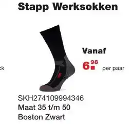 De Boer Drachten Stapp Werksokken aanbieding