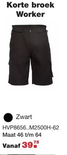 De Boer Drachten Korte broek Worker aanbieding