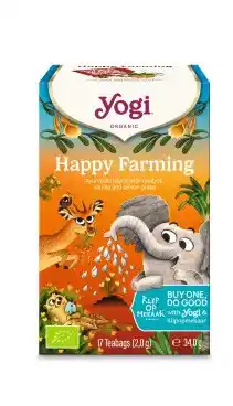 De Online Drogist Yogi Tea Happy Farming Teabags aanbieding