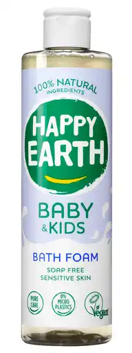 De Online Drogist Happy Earth Baby & Kids Bath Foam aanbieding