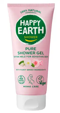De Online Drogist Happy Earth Mama Care Pure Shower Gel aanbieding