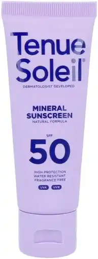 De Online Drogist Tenue Soleil Mineral Sunscreen SPF 50 aanbieding