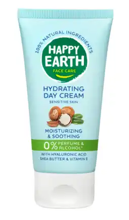 De Online Drogist Happy Earth Hydrating Day Cream aanbieding