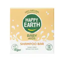 De Online Drogist Happy Earth Baby & Kids Shampoo Bar aanbieding