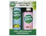 De Online Drogist Happy Earth Giftset Cedar Lime Showergel & Lavender Ylang Handsoap aanbieding