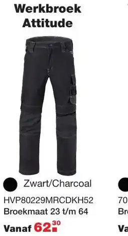 De Boer Drachten Werkbroek Attitude aanbieding