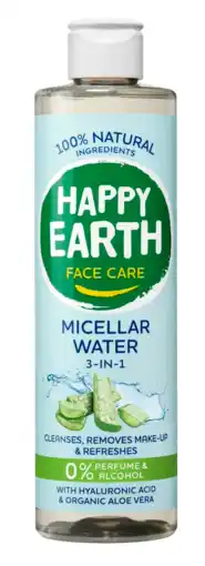 De Online Drogist Happy Earth Micellar Water 3-in-1 aanbieding