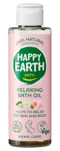 De Online Drogist Happy Earth Mama Care Relaxing Bath Oil aanbieding