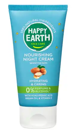 De Online Drogist Happy Earth Nourishing Night Cream aanbieding