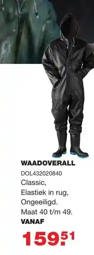 De Boer Drachten Waadoverall aanbieding