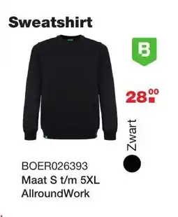 De Boer Drachten Sweatshirt aanbieding