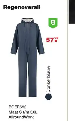 De Boer Drachten Regenoverall aanbieding