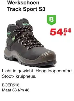 De Boer Drachten Werkschoen Track Sport S3 aanbieding