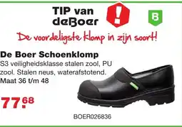 De Boer Drachten De Boer Schoenklomp aanbieding