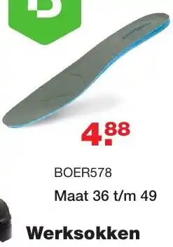 De Boer Drachten Werksokken aanbieding