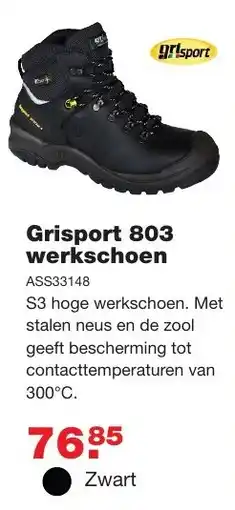 De Boer Drachten Grisport 803 werkschoen aanbieding