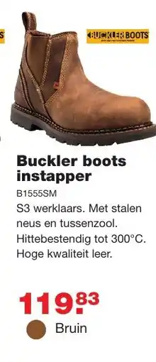 De Boer Drachten Buckler boots instapper aanbieding