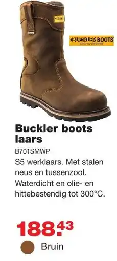 De Boer Drachten Buckler boots laars aanbieding