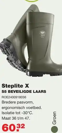 De Boer Drachten Steplite x s5 beveiligde laars aanbieding