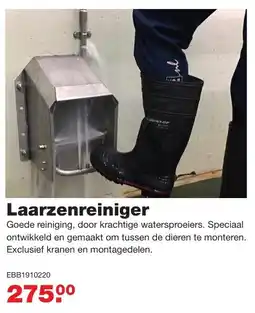 De Boer Drachten Laarzenreiniger aanbieding