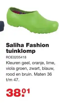 De Boer Drachten Saliha Fashion tuinklomp aanbieding