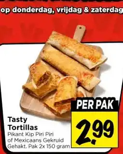 Vomar Voordeelmarkt Tasty Tortillas aanbieding