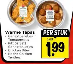Vomar Voordeelmarkt Warme Tapas aanbieding