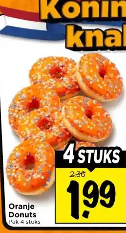 Vomar Voordeelmarkt Oranje Donuts aanbieding