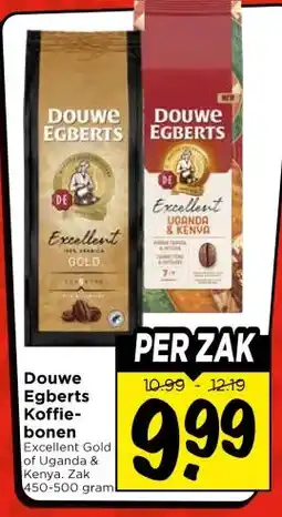 Vomar Voordeelmarkt Douwe Egberts Koffie- bonen aanbieding