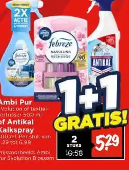 Vomar Voordeelmarkt Ambi Pur , of Antikal Kalkspray aanbieding