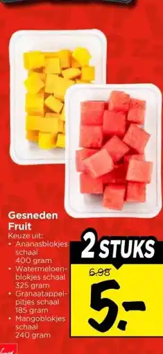 Vomar Voordeelmarkt Gesneden Fruit aanbieding