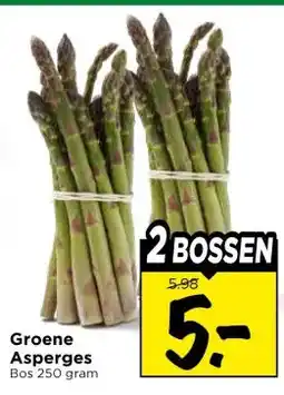 Vomar Voordeelmarkt Groene Asperges aanbieding