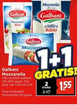 Vomar Voordeelmarkt Galbani Mozzarella aanbieding
