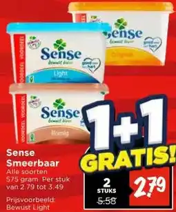 Vomar Voordeelmarkt Sense Smeerbaar aanbieding