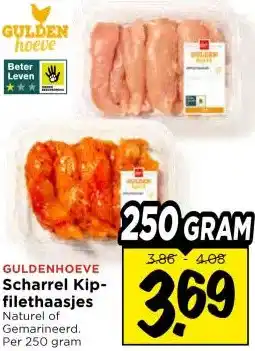 Vomar Voordeelmarkt GULDENHOEVE Scharrel Kip- filethaasjes aanbieding